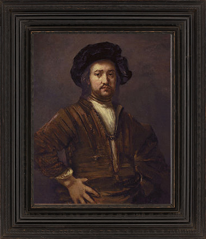 • Portrait Of A Man, Half-Length With Arms Akimbo
